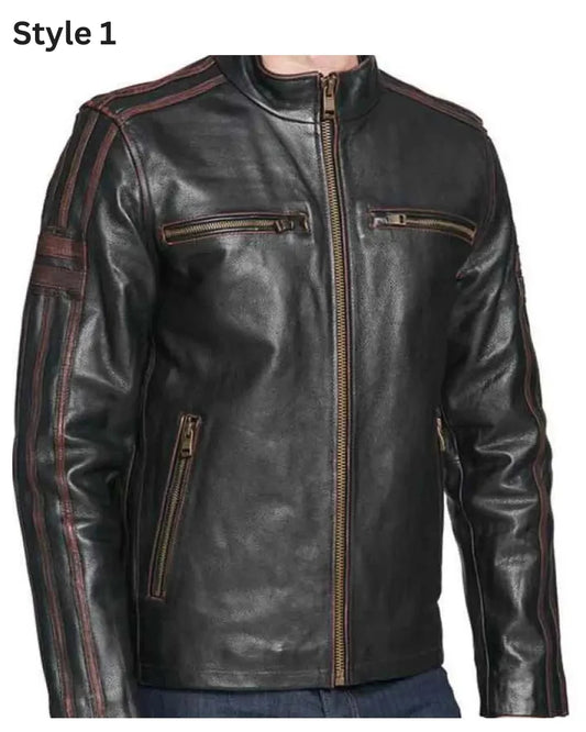 Black_Rivet_Leather_Jacket Front