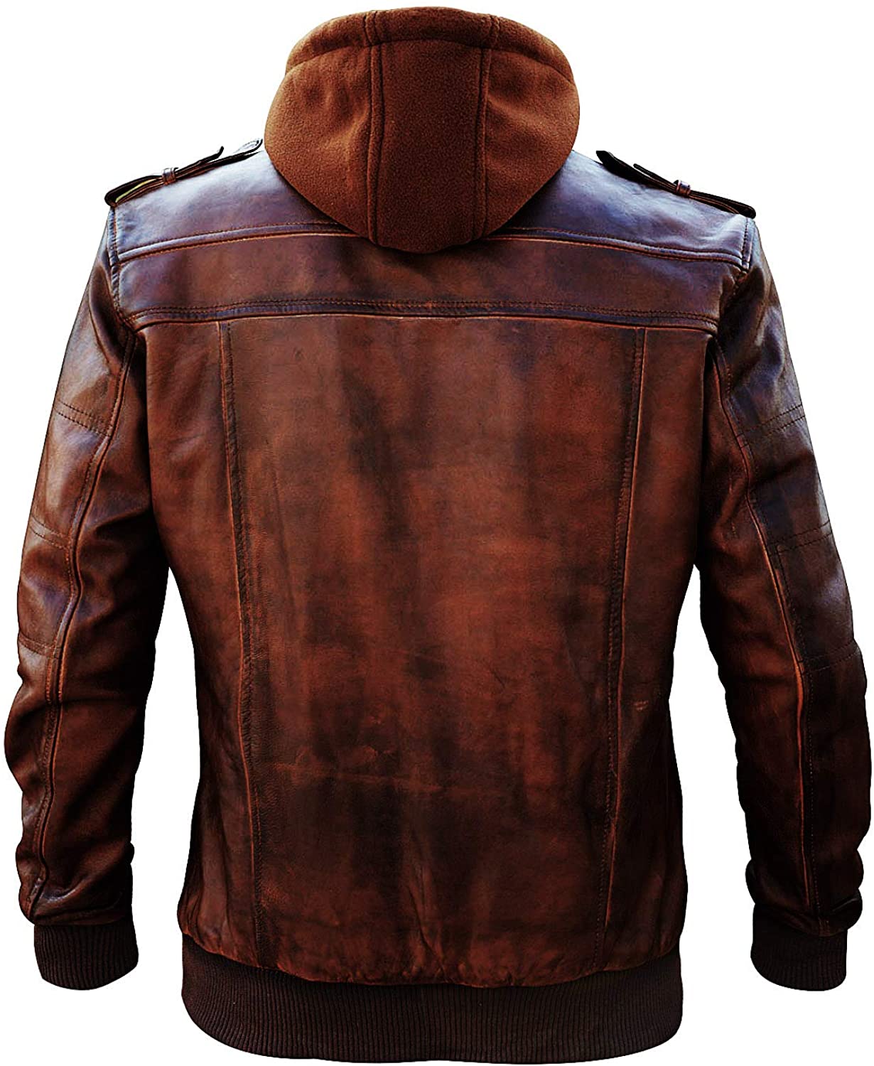 Cafe Racer Brando Vintage Motorcycle Retro Leather Jacket