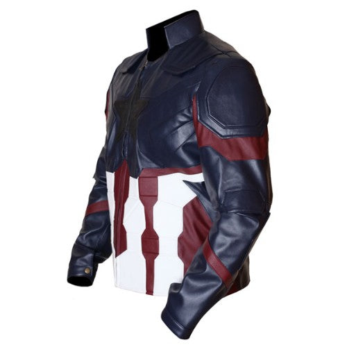 Captain America Avengers Infinity War Leather Jacket