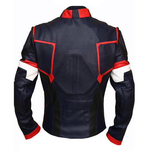 Captain America Civil War Dark Leather Jacket