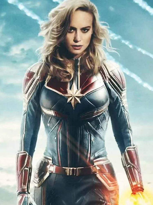 Avengers Endgame Captain Marvel Leather Jacket