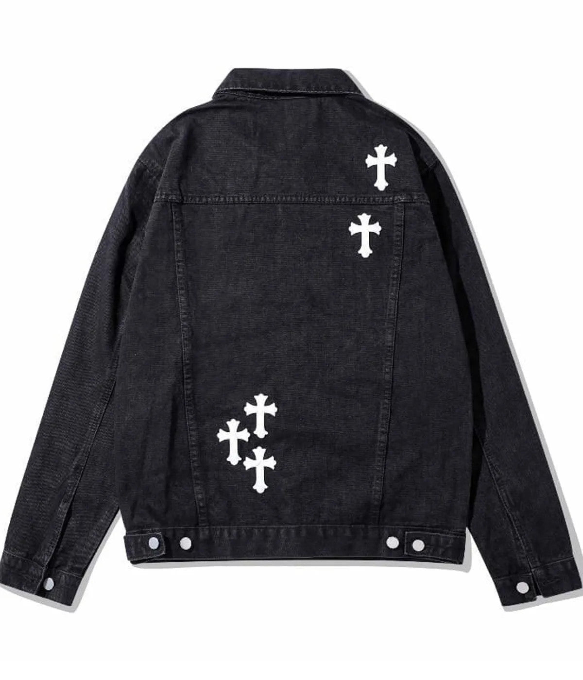 Chrome Hearts Denim Jacket Black Back