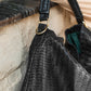 Handmade Woven Original Black Leather Bag - Image 4