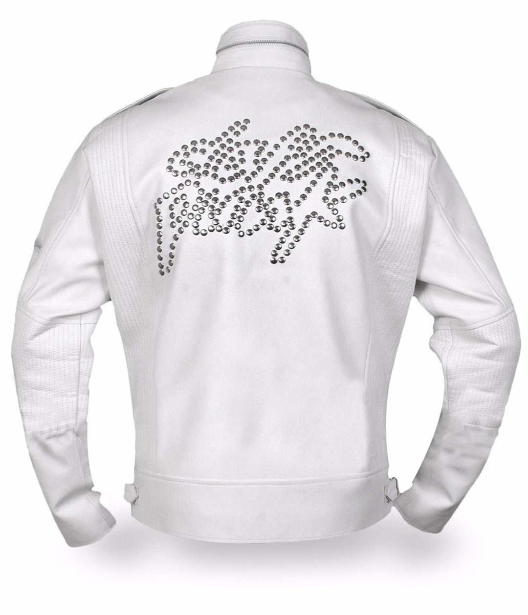 Daft Punk White Leather Jacket