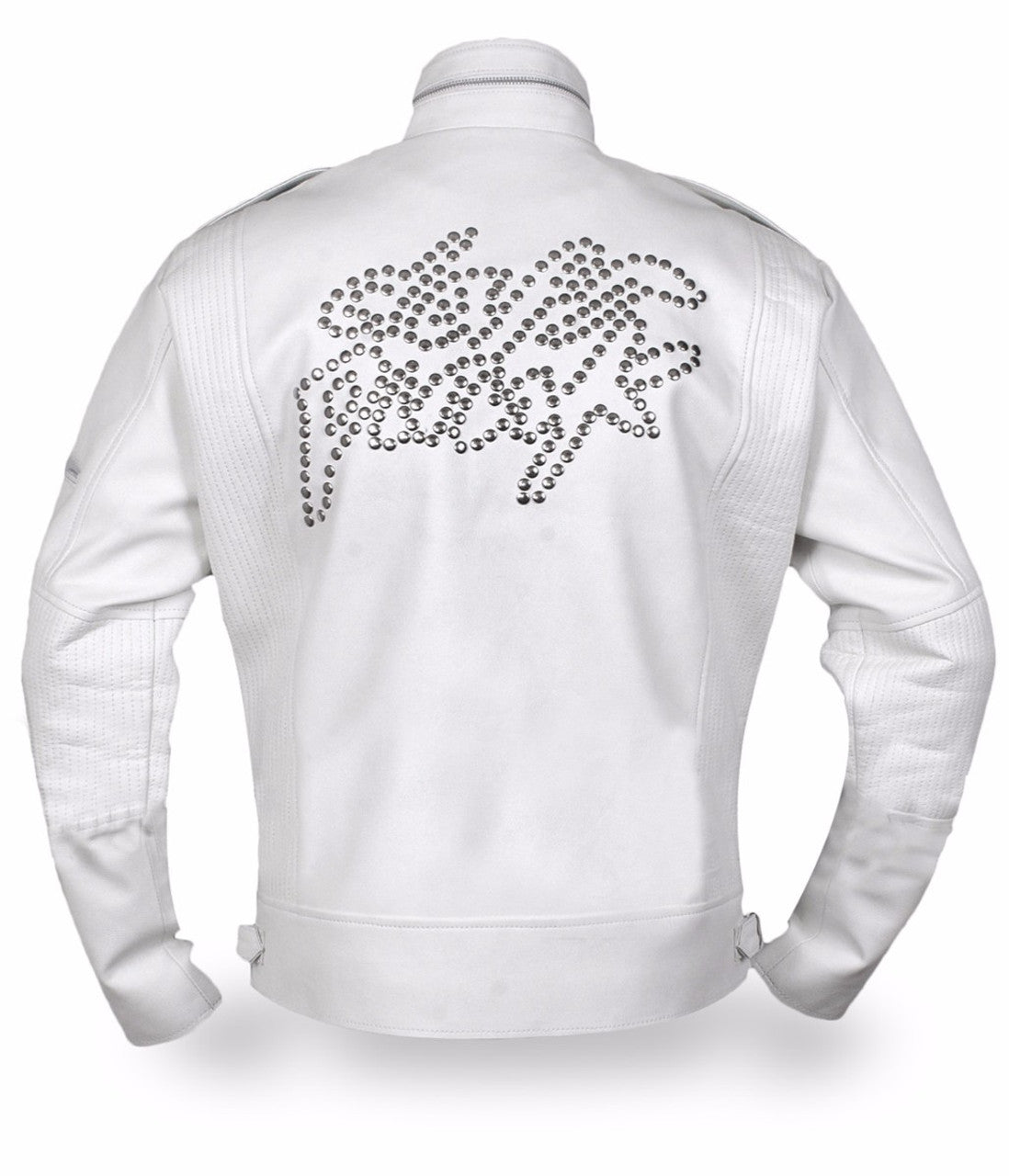 Daft Punk White Leather Jacket