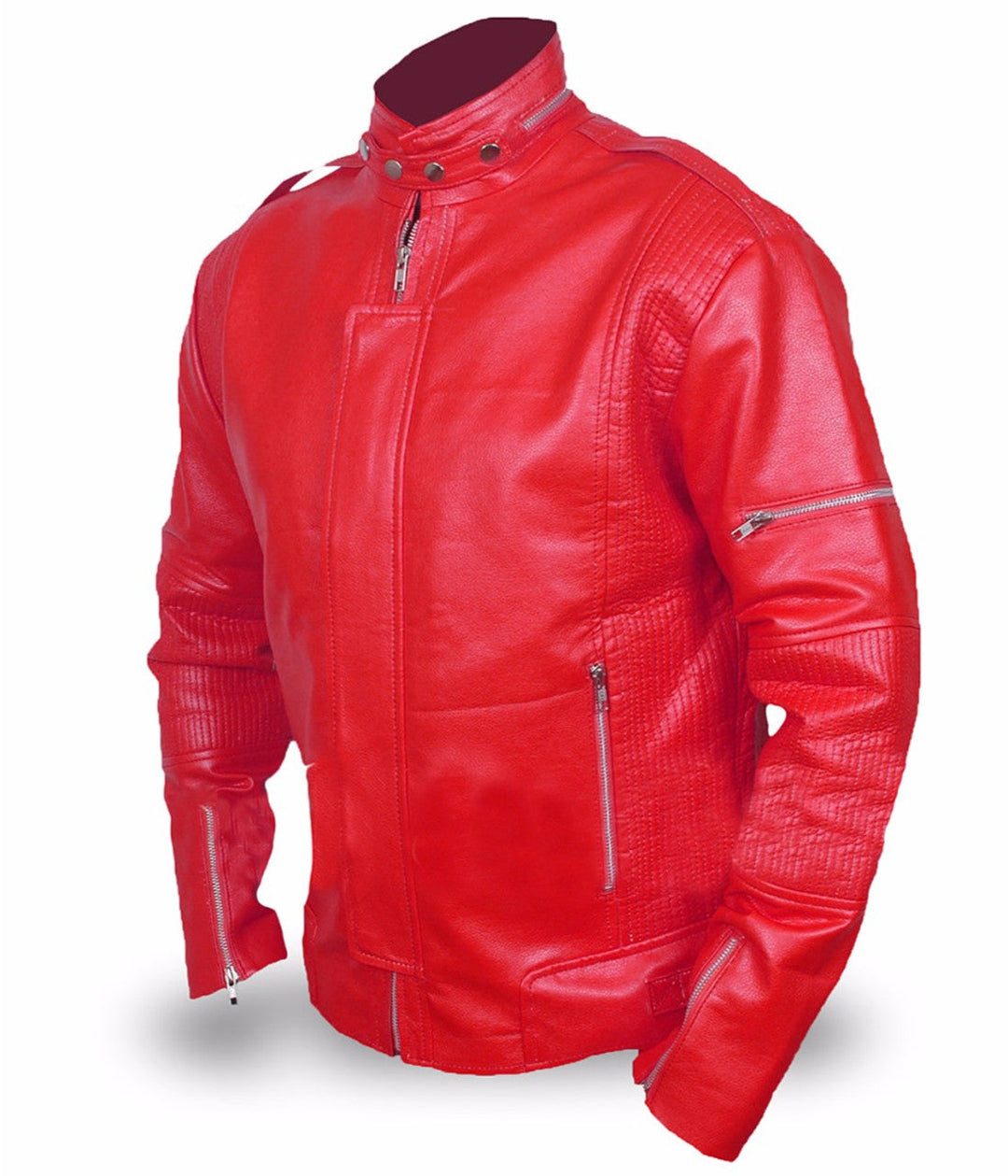 Daft Punk Red Leather Jacket