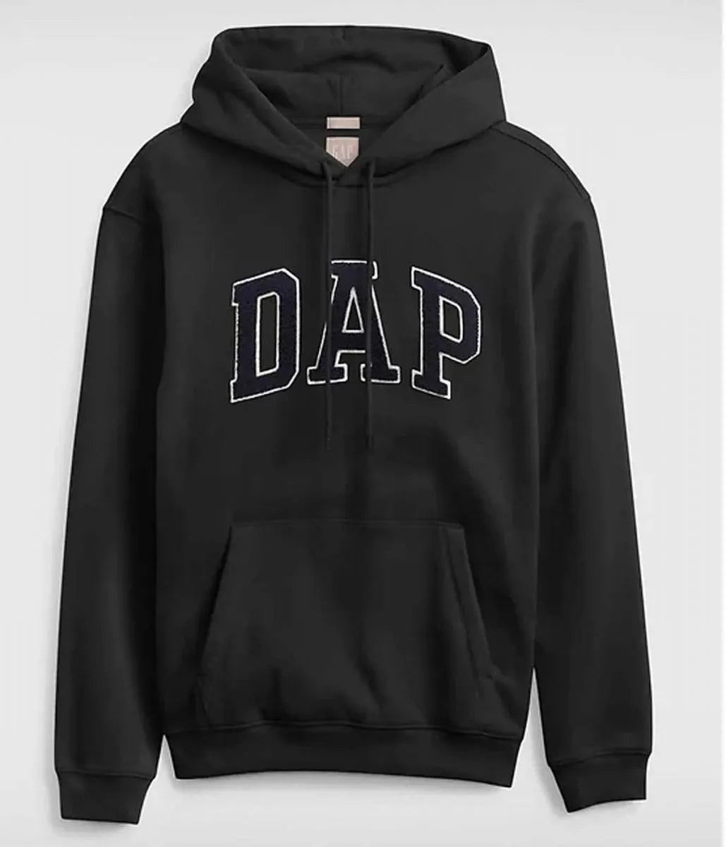 Dapper Dap Hoodie Black Front