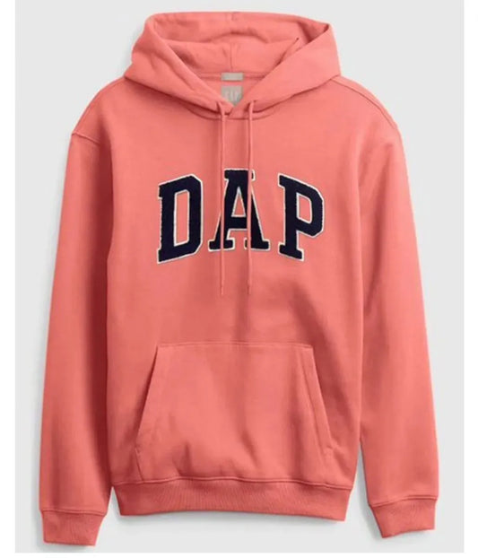 Dapper Dap Hoodie Pink Front