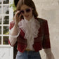 Emily Cooper Emily In Paris Red Plaid Jacket