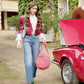 Emily Cooper Emily In Paris Red Plaid Jacket