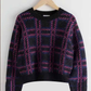 Emily In Paris Lily Collins Checked Sweater