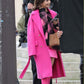 Emily in Paris Lily Collins Pink Coat