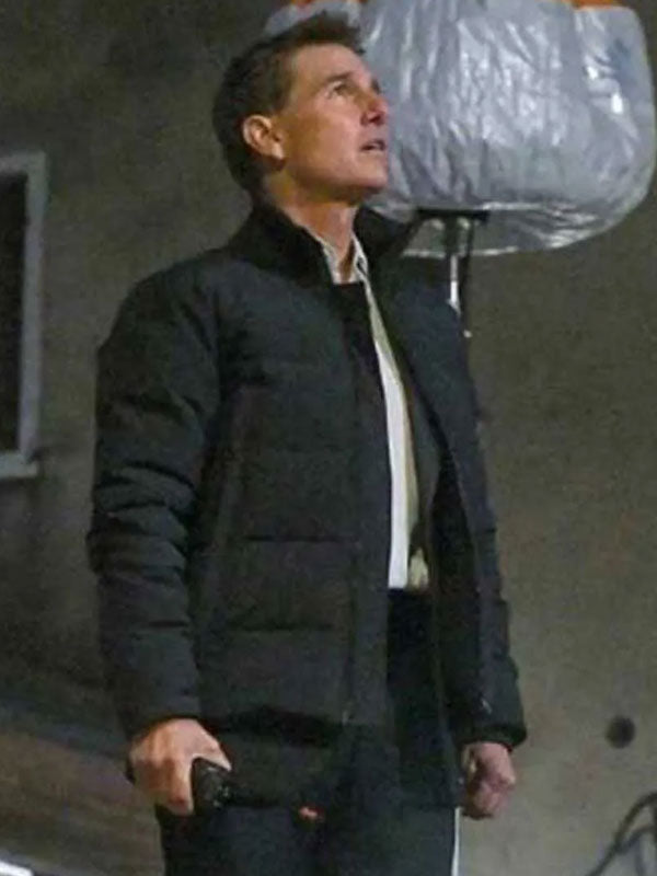 Mission Impossible 7 Ethan Hunt Black Puffer Jacket