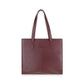 Everyday Women's Maroon Oak Leather Zipper Tote Bag - Image 1
