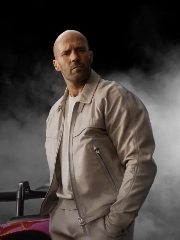 Fast X 2023 Deckard Shaw Beige Jacket
