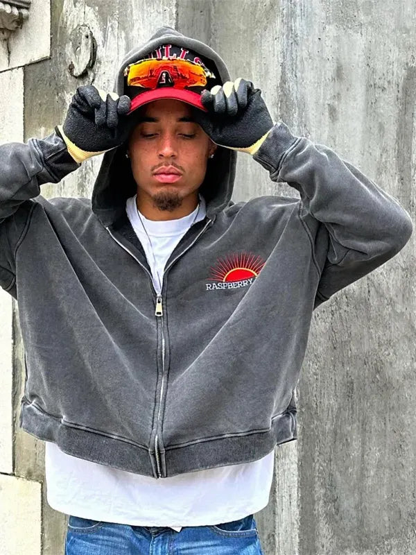 Raspberry Hills Hoodie grey