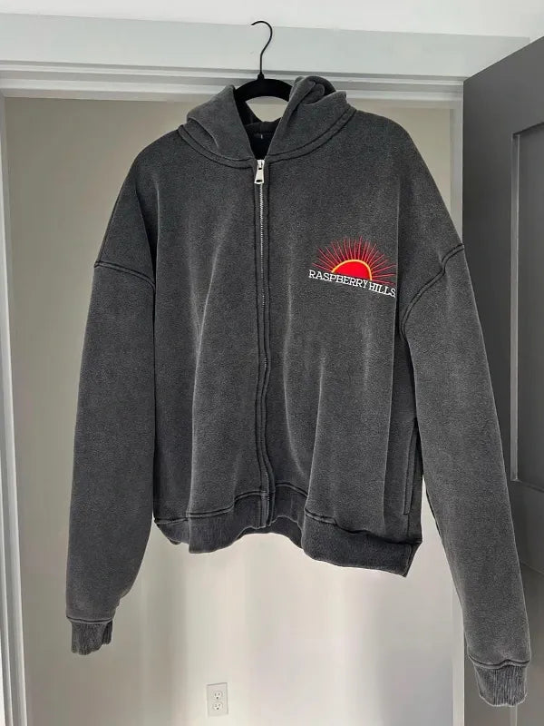 Raspberry Hills Hoodie Grey