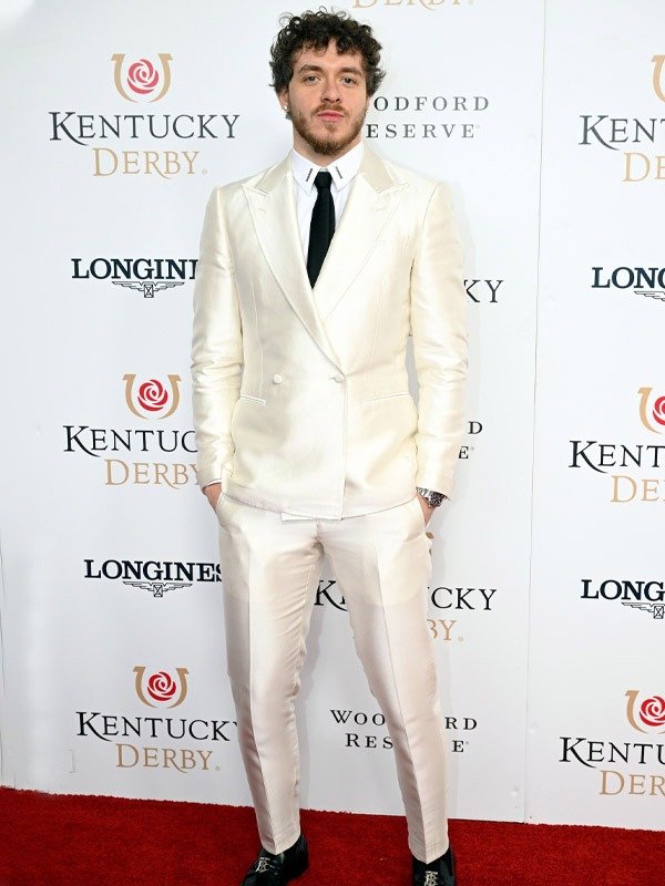 US Rapper Jack Harlow White Suit