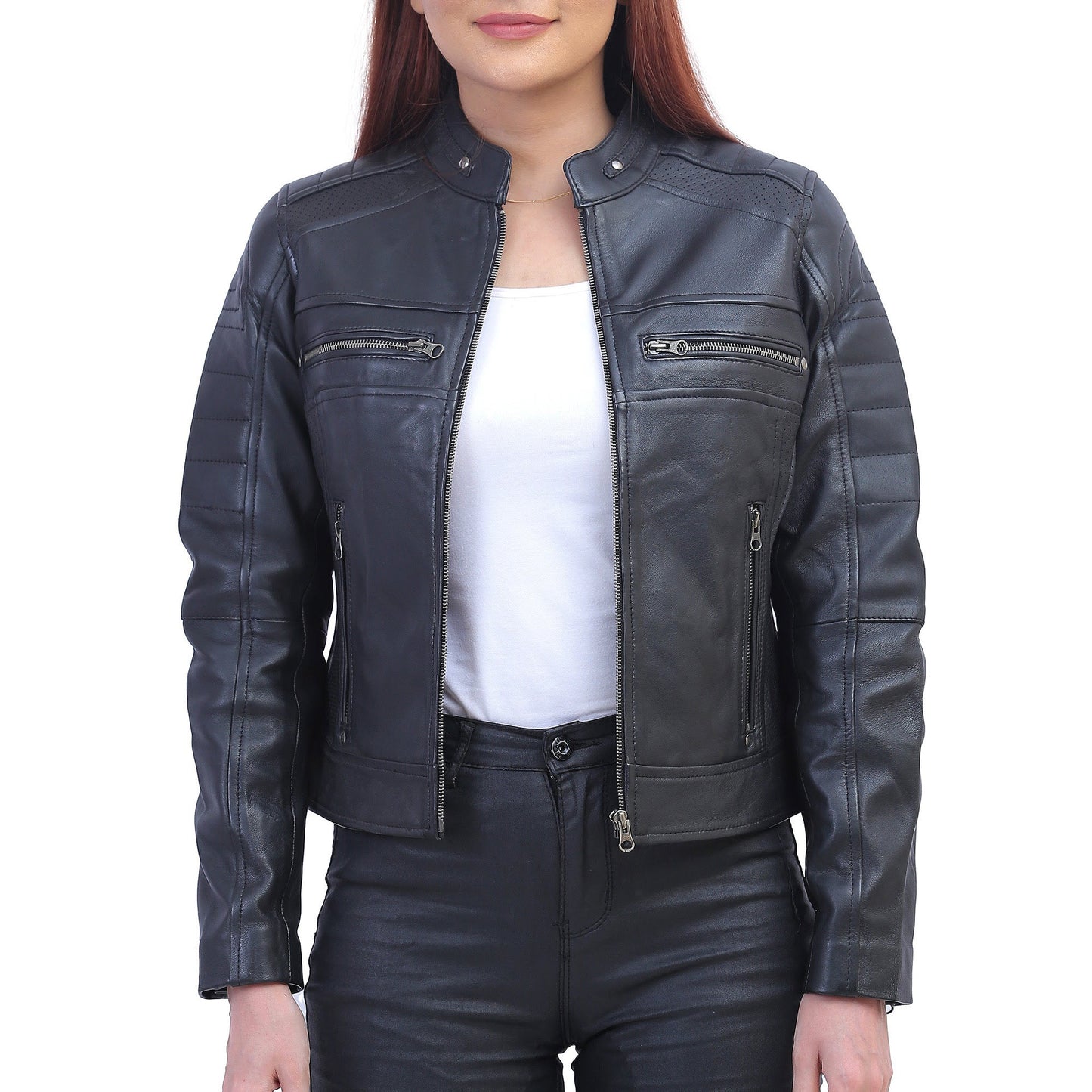 Jane Black Biker Leather Jacket