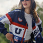 Kendall Jenner Paris Olympics Team USA Bomber Jacket