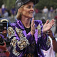 Kim Mulkey Purple Sequin Blazer