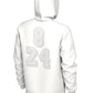 White Kobe-Mamba-Halo Hoodie back view