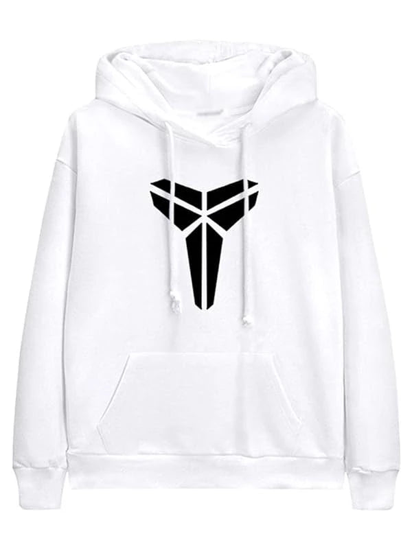 White Kobe-Mamba-Halo Pullover Hoodie