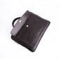 Parker Slim Dark Brown Laptop Leather Bag - Image 5