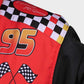 lightning mcqueen racer jacket​ shoulder