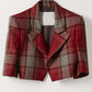Emily Cooper Emily In Paris Red Plaid Jacket