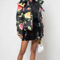 Lily Collins Emily In Paris Floral Puffer Jacket