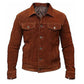 Hugh Jackman Logan Movie Suede Leather Jacket