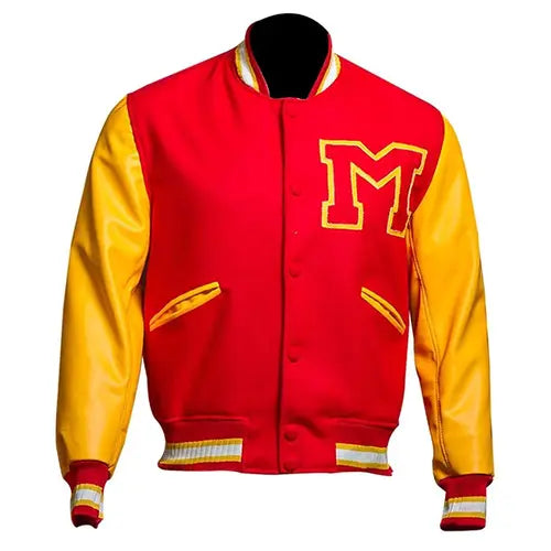 Michael Jackson Thriller M Logo Letterman Jacket