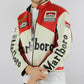 Front view of Red and Black Marlboro Racing Jacket
