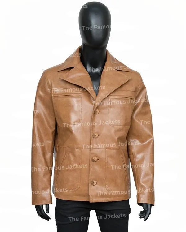 Matthew Mcconaughey Brown Leather Jacket