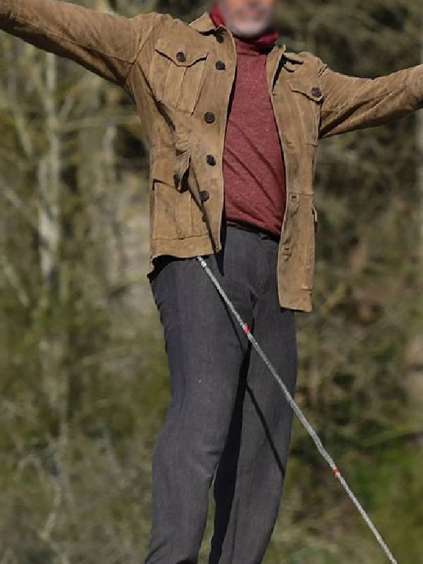 Mission Impossible 7 Esai Morales Brown Jacket