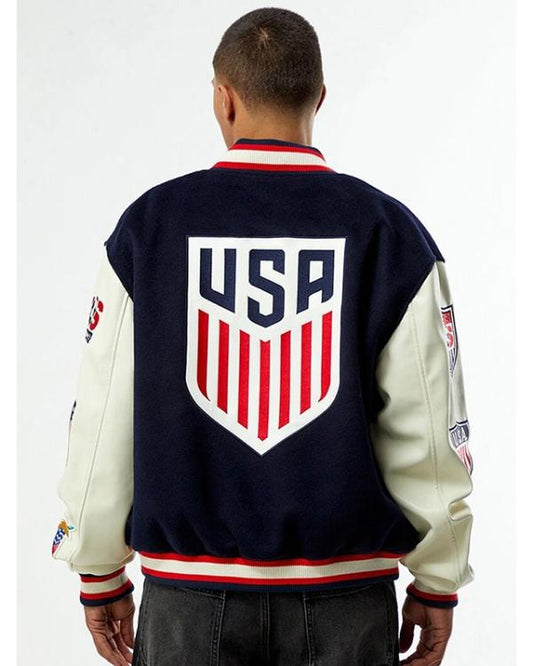 US Soccer x Jeff Hamilton Varsity Jacket