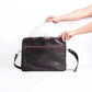 Parker Slim Dark Brown Laptop Leather Bag - Image 2