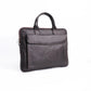 Parker Slim Dark Brown Laptop Leather Bag - Image 1