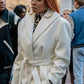 Power Book II Ghost Monet White Wool Coat
