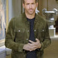 Red Notice Ryan Reynolds Green Jacket