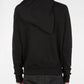 Back view of Black Rick-Owens-Mountain-Hoodie-