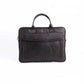 Parker Slim Dark Brown Laptop Leather Bag - Image 3