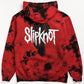 Back view of Red/Black Slipknot Hoodie