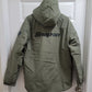 snap on jacket with hood