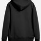 Back view of Black Spooky-Scary-Sunday-Unisex-Hoodie