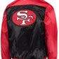 49ers San Francisco Satin Jacket - Authentic Replica NFL Team Apparel