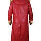 Back view of Red THE-CHRISTMAS-CHRONICLES-2-SANTA-CLAUS-LEATHER-COAT, a Christmas essential