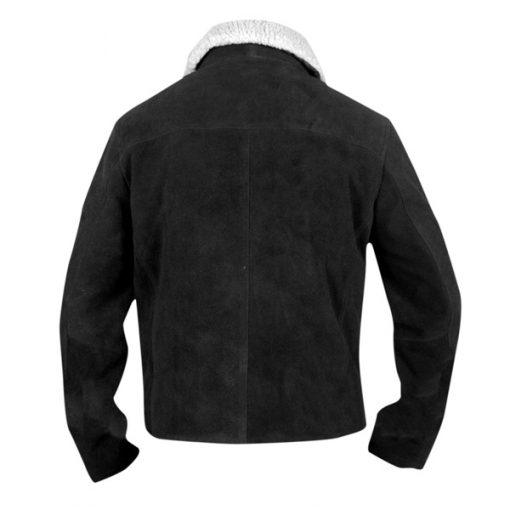 The Walking Dead Rick Grimes Black Suede Jacket
