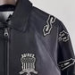 Trapster x Avired LDN Black Leather Jacket
